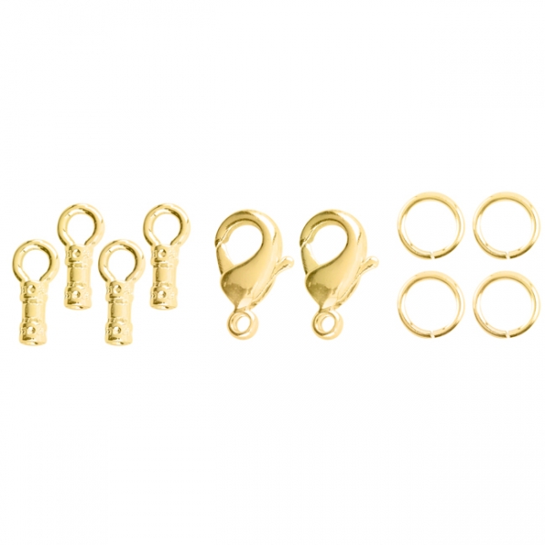 Loop Crimp&Clasp 1mm GCEC 2Set