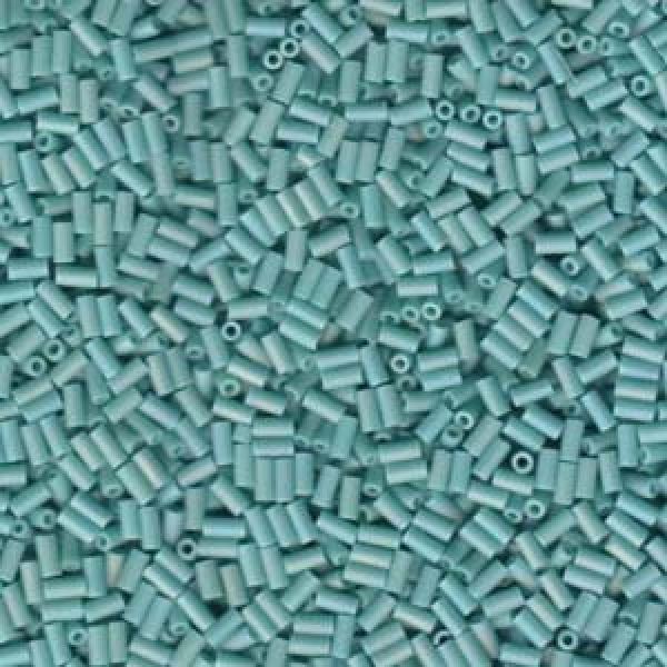 Bugle/Stäbchen 3mm 10gr  matt opak turquoise