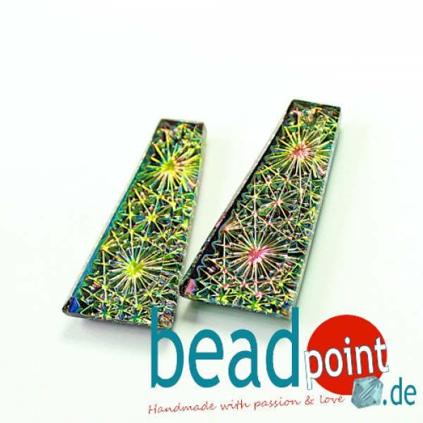 Trapezanhänger 32x16mm kristall iridis 1 Stk