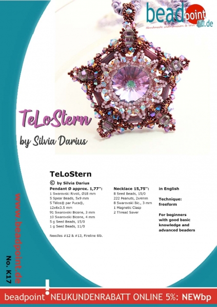 pattern pendant TeLoStern englisch No. 17