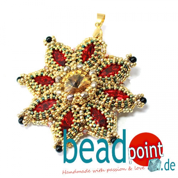 Takara Kit pendant red pattern english