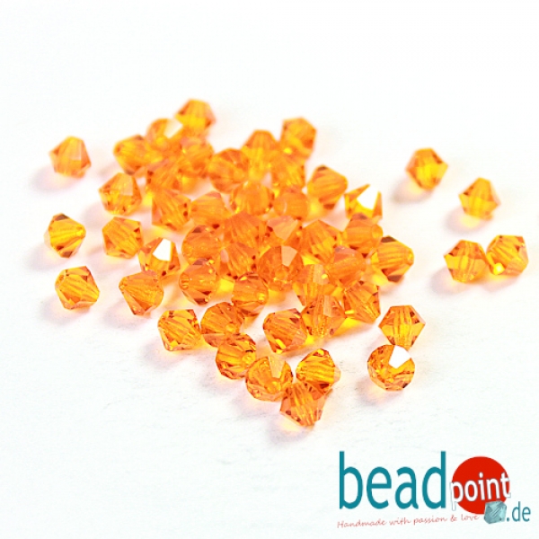 Delara MC Bead Bicone Fire 4mm 50 Stück