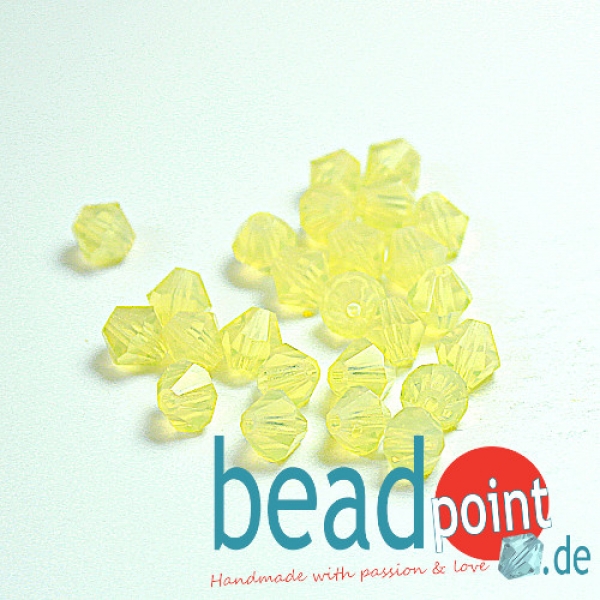 Delara MC Bead Bicone Jonquil 6mm 25 Stück