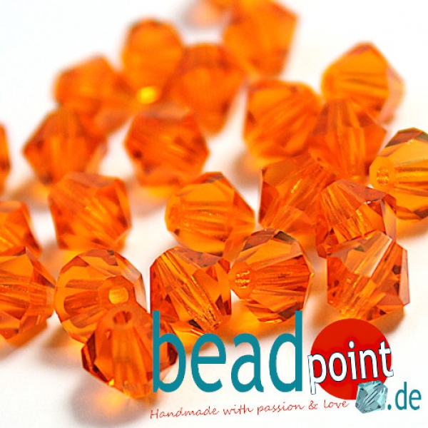 Delara MC Bead Bicone Sun 6mm 25 Stück