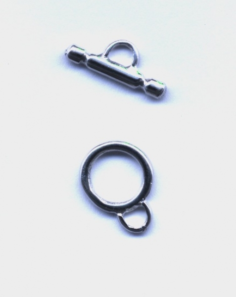 Knebelverschlüsse platin einzeln