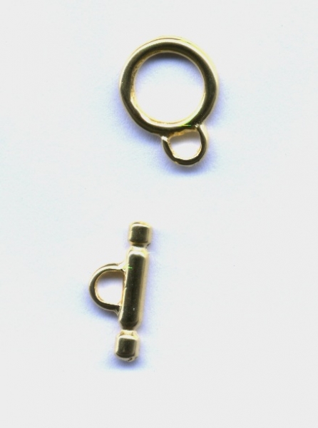 Knebelverschlüsse gold einzeln