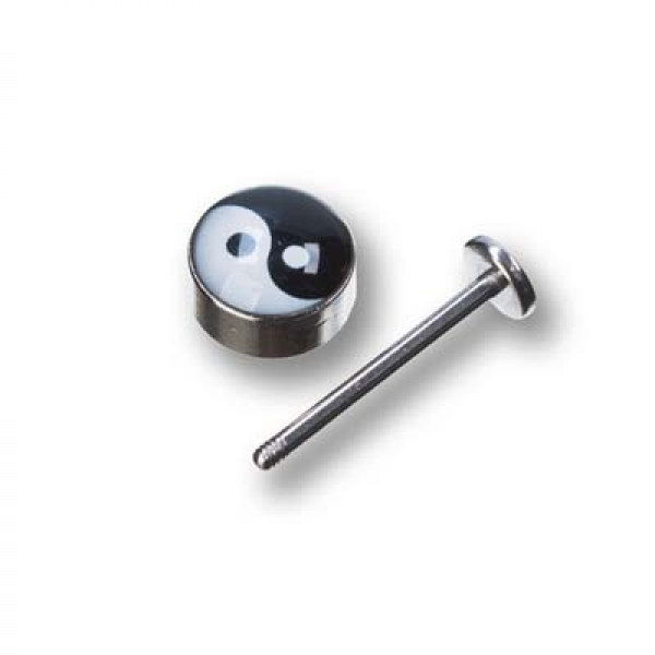 Piercing Stift Ying Yang 15mm 1 Stück