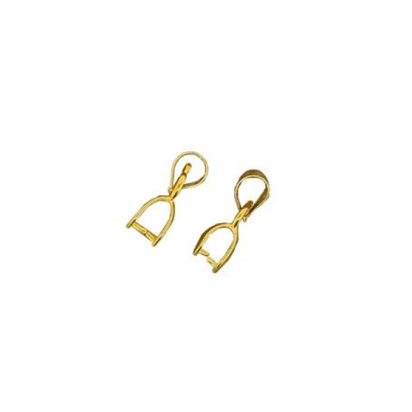 Collierschlaufe 14,5x5mm gold 1 St.