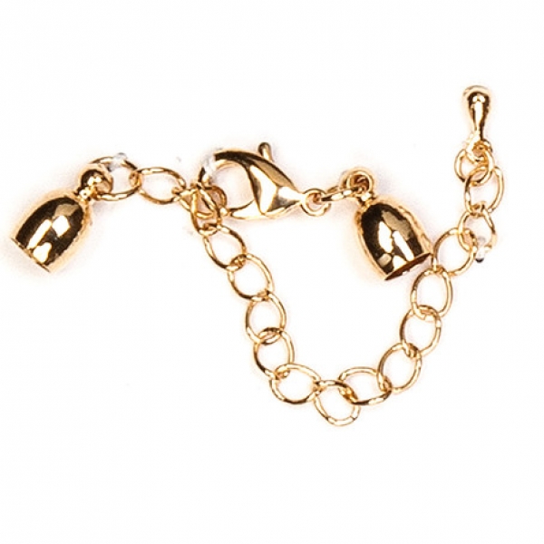 Endkappe 4 mm goldf. glanz