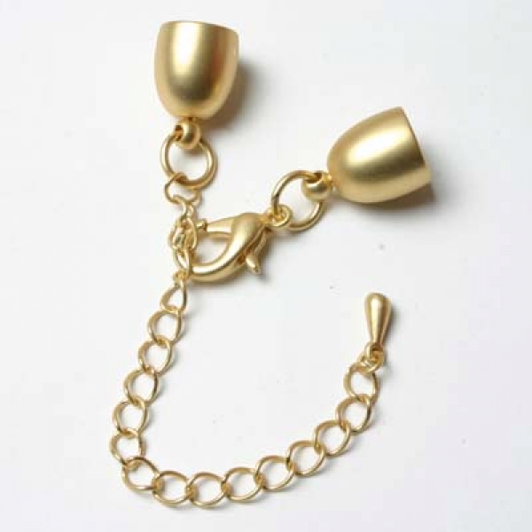 Endkappe  gold glanz 6 mm einzeln