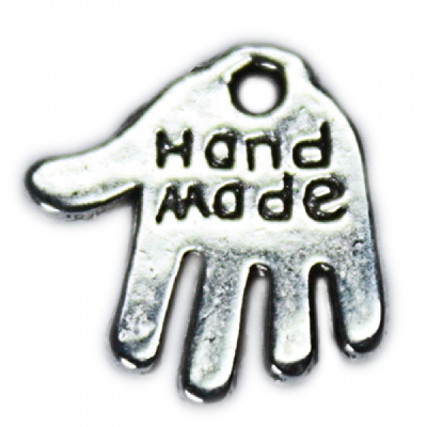 Metallteil Hand platinf. 1 Stk.