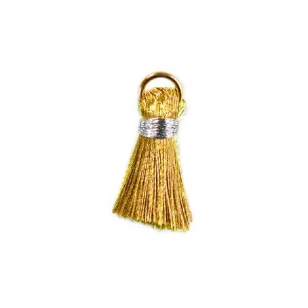 Quaste mit Öse goldfb. 1 Stk