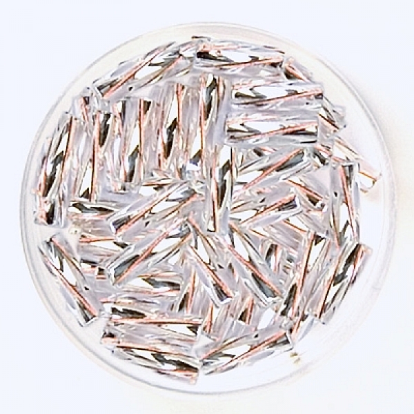 Glasstifte silbereinzug twisted kristall kupfer 10mm 15