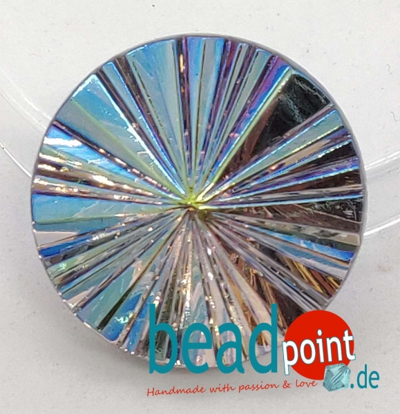 Pyramide Cabochon Kristall vitrail light AB 22mm