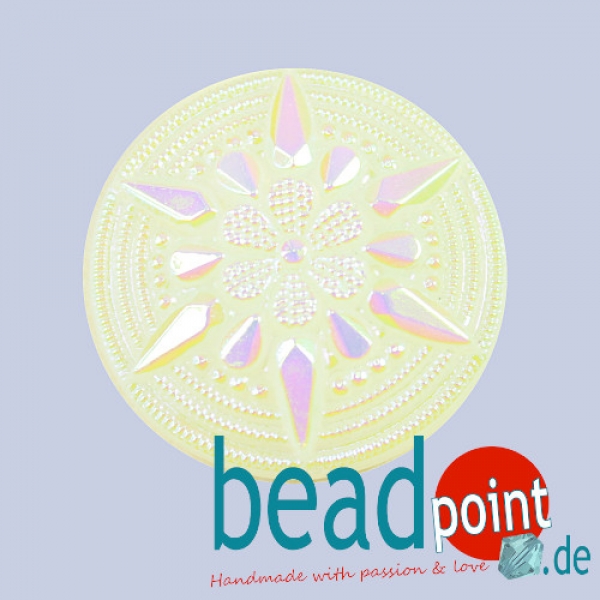 Edelweiss 26,5mm white opal AB