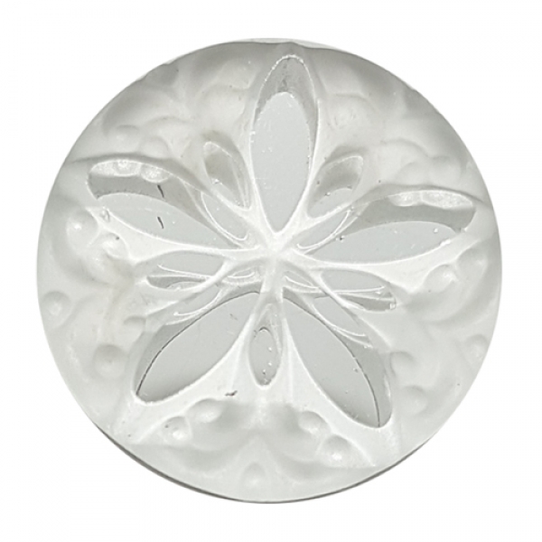 Margerite Kristall halbmatt CAL 18mm