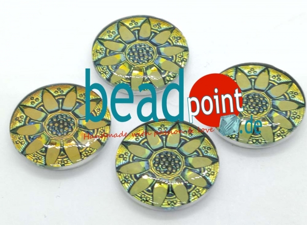 Blume Cabochon crystal HM sahara 23mm