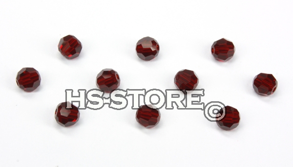 Swarovski Siam rund 4mm 10 Stück