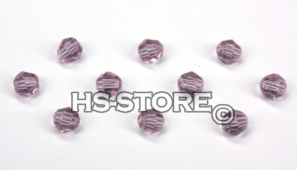 Swarovski Light Amethyst rund 4mm 10 Stück