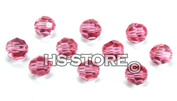 Swarovski Rose rund 6mm 10 Stück
