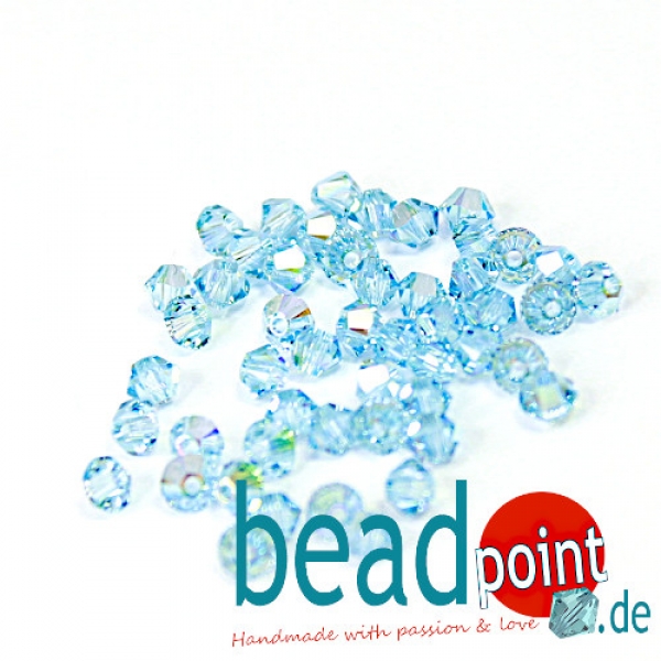 Swarovski Aquamarine AB 3mm 50 Stück
