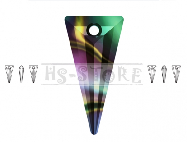 Swarovski Spike 18mm Crystal RainbowDark 1 Stück