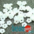 Forget Me Not Flower Beads 5mm crystal AB full matted 75 pc