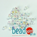 Delara MC Bead Bicone Crystal AB2X 4mm 50 Stück